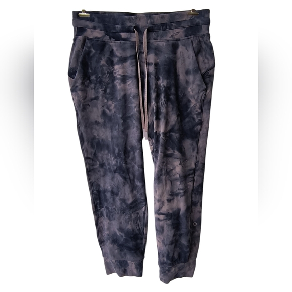 Lululemon Ready to Rulu High Rise Blue Marble Loungewear Joggers, 8 - Picture 1 of 9